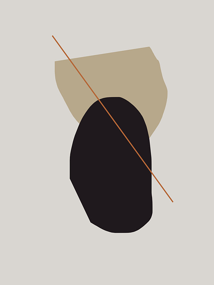 Abstract Organic Forms art print by Juliana Sampaio Silva for $57.95 CAD