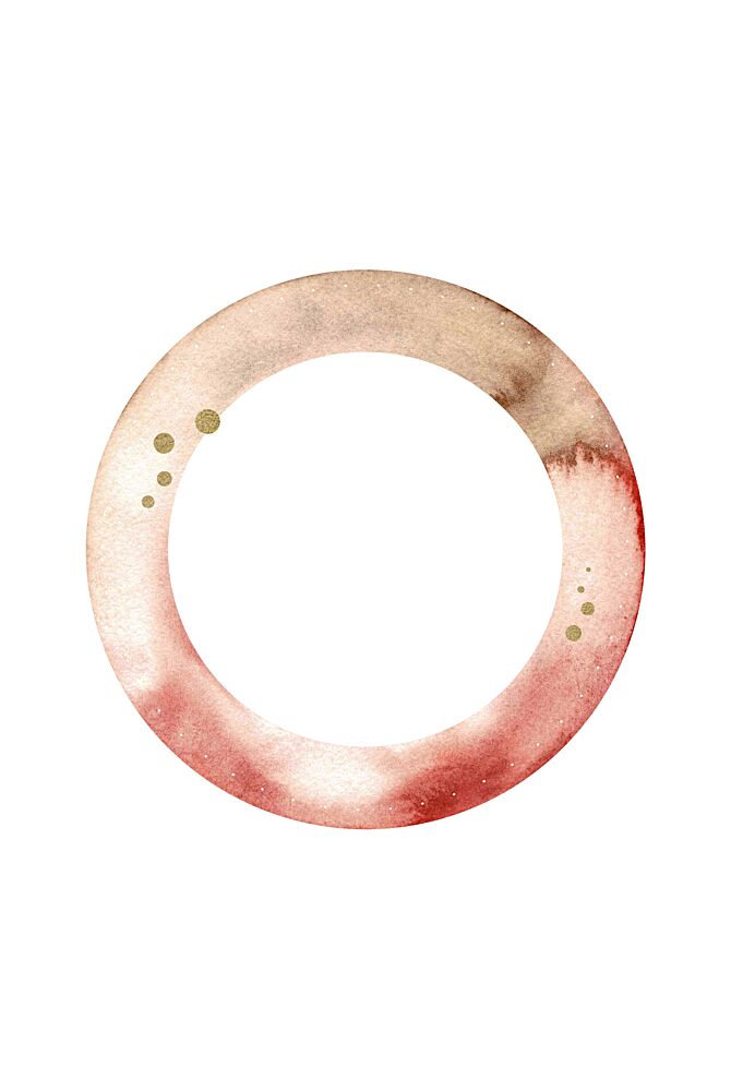 Blush Gold Circle art print by Fabiana Silveira for $57.95 CAD