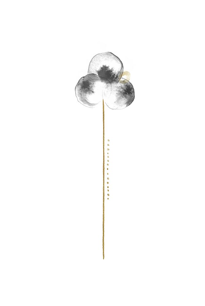 Elegant Botanical Gold art print by Fabiana Silveira for $57.95 CAD