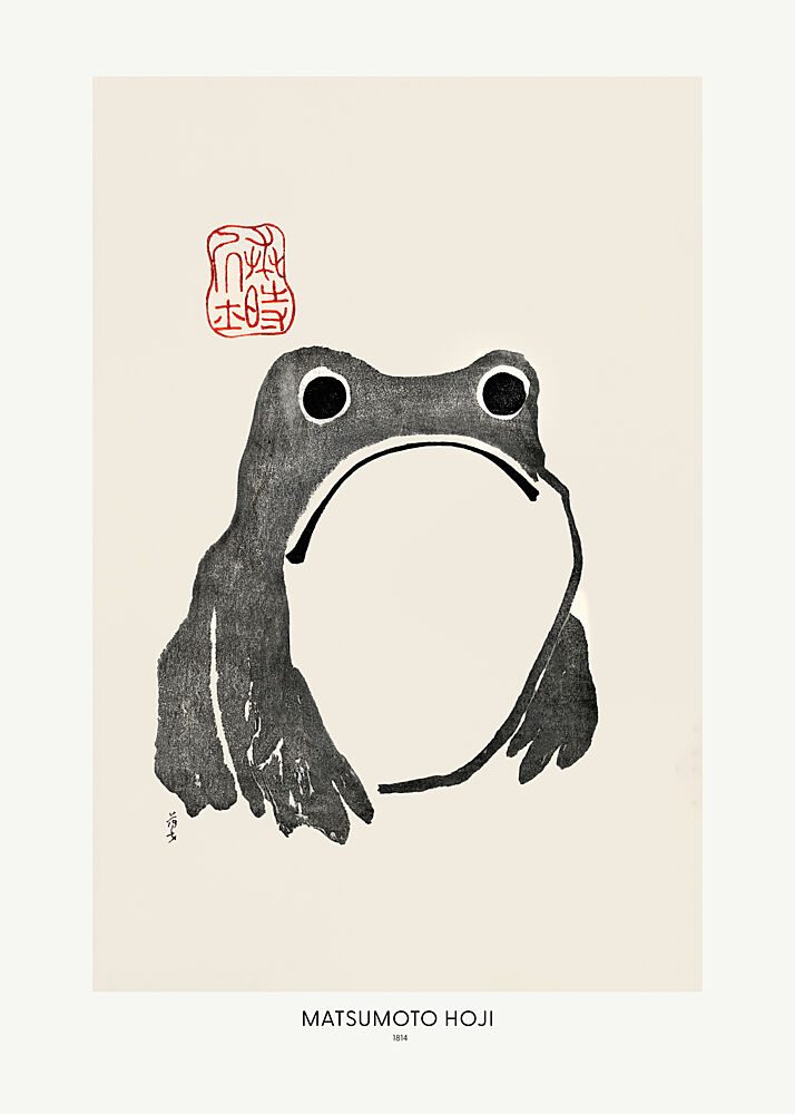Frog 1814 by Matsumoto Hoji art print by Matsumoto Hoji for $57.95 CAD