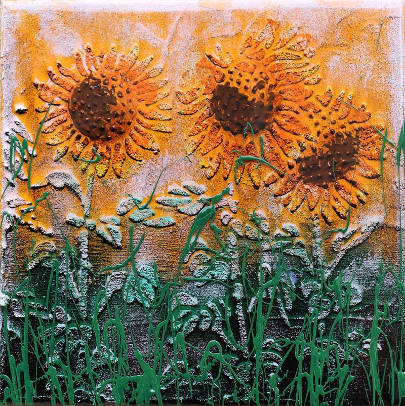 Vibrant Sunflower Field art print by Donatella Marraoni for $57.95 CAD