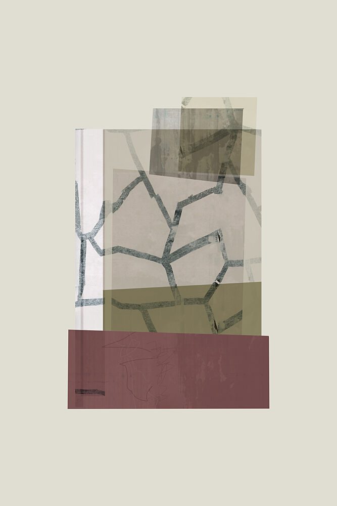 Geometric Earth Tones art print by Cartissi for $57.95 CAD