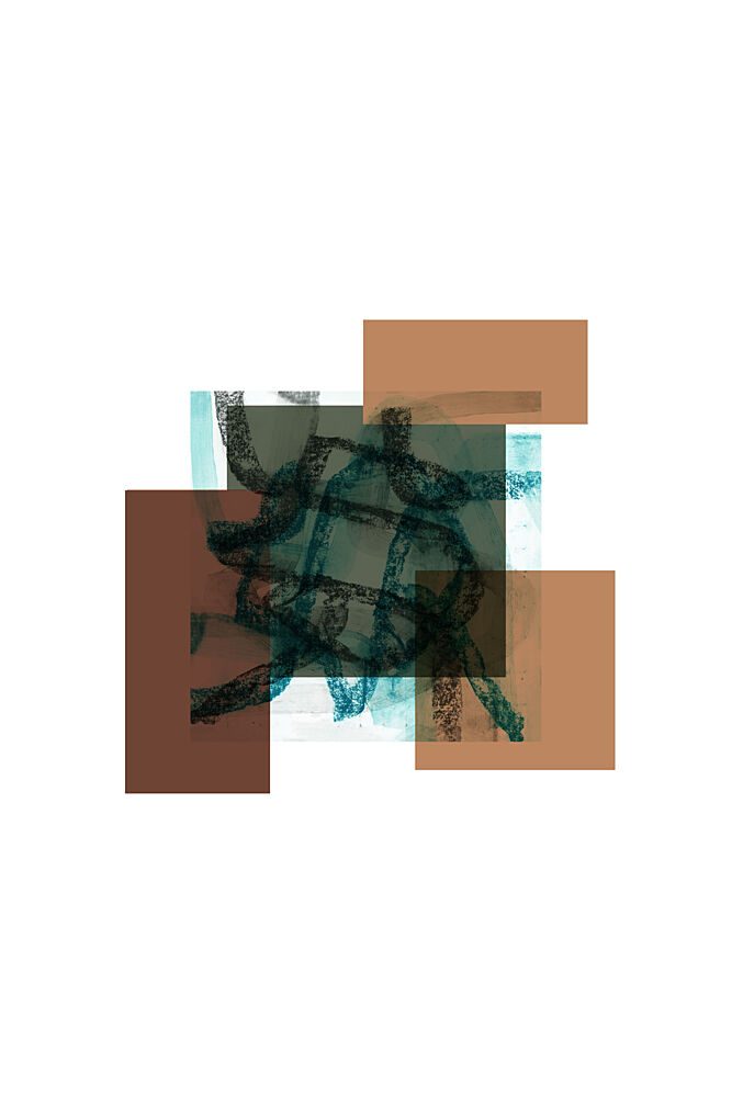 Earthy Abstract Geometry art print by Cartissi for $57.95 CAD