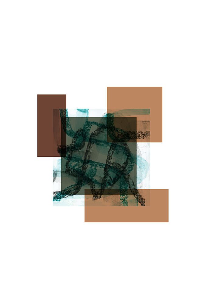 Modern Geometric Layers art print by Cartissi for $57.95 CAD