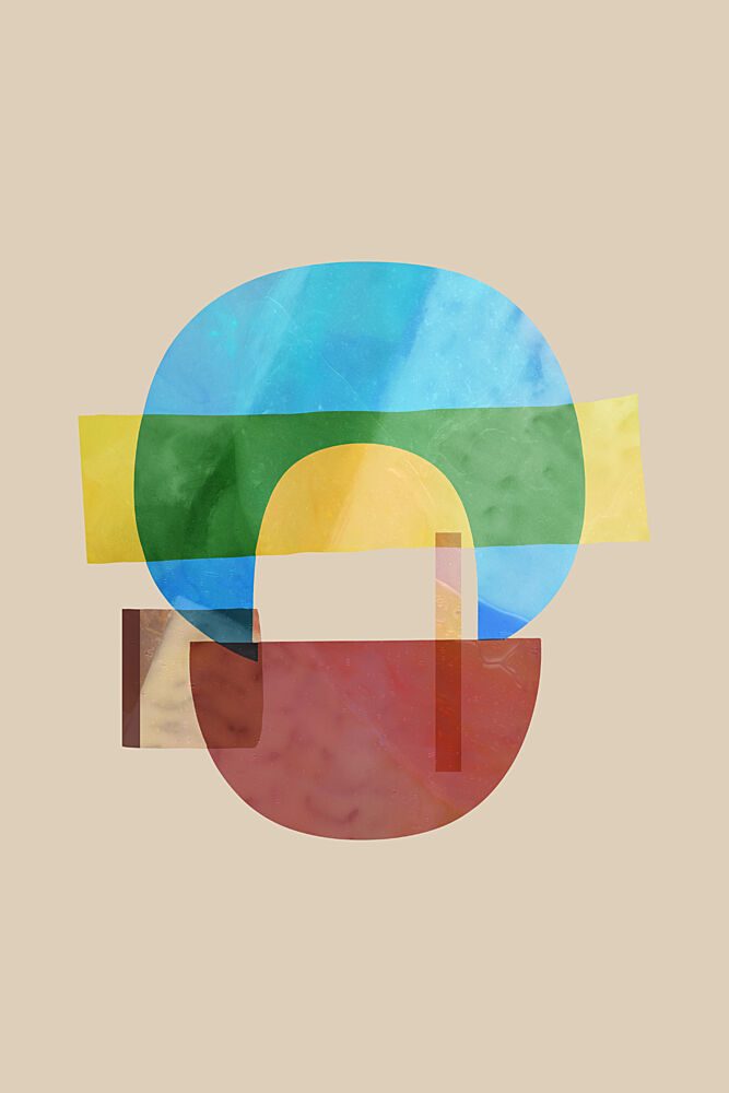 Colorful Geometric Balance art print by Cartissi for $57.95 CAD