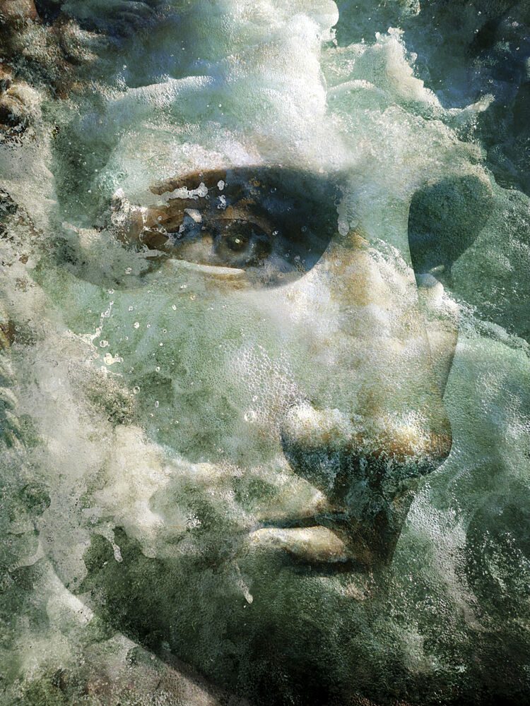 Mythic Water Face art print by Angelo Cerantola for $57.95 CAD