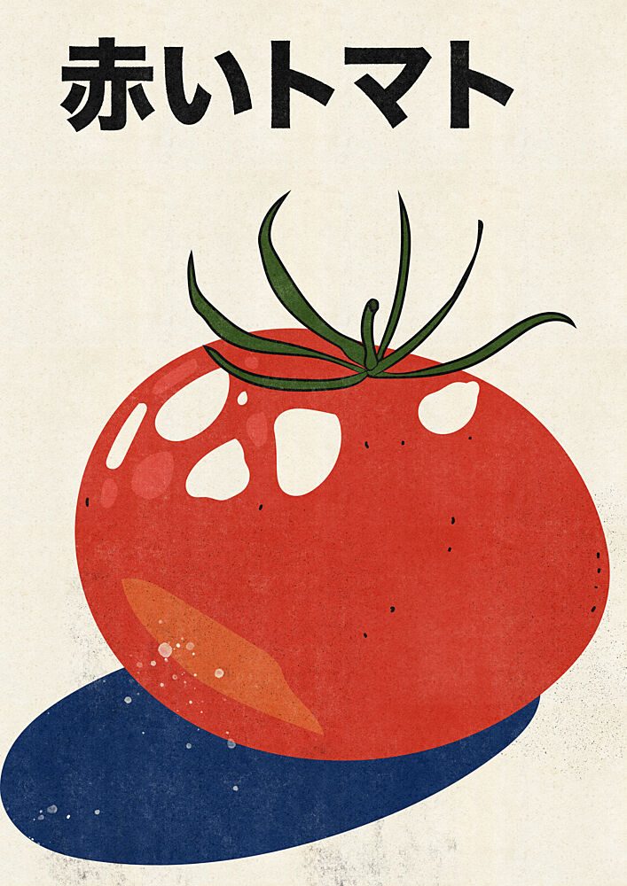 Vibrant Red Tomato art print by Nicholas for $57.95 CAD