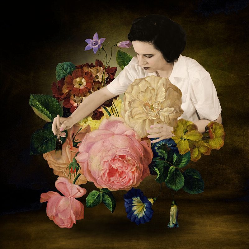 Woman Arranging Flowers art print by Marja van den Hurk for $57.95 CAD