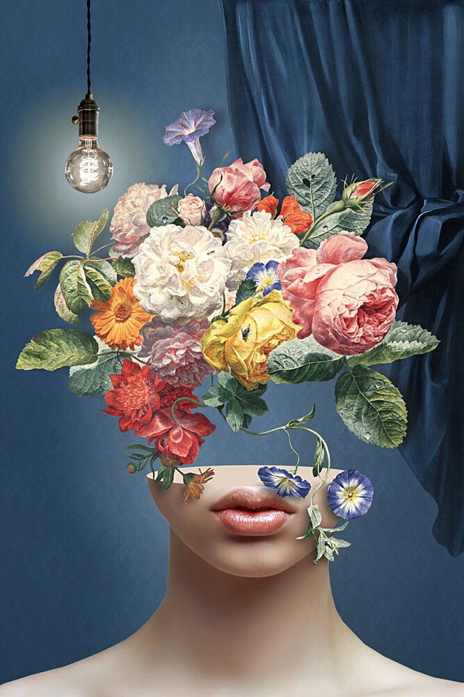 Enlightened Floral Dream art print by Marja van den Hurk for $57.95 CAD