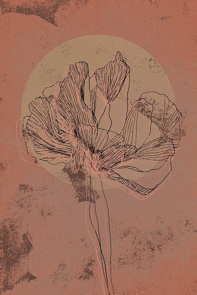 Sunset Flower art print by Treechild for $57.95 CAD