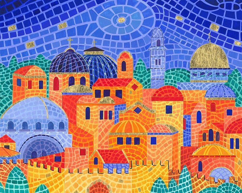 Jerusalem Mosaic art print by Isabelle Brent for $57.95 CAD