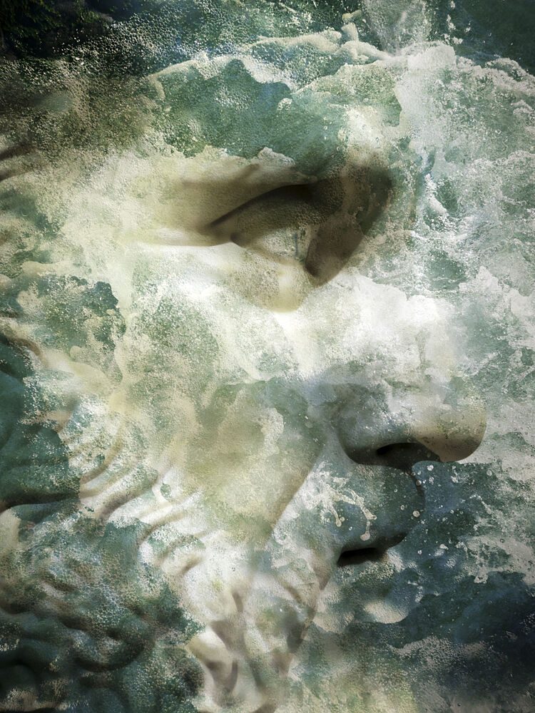 Turbulent Sea God art print by Angelo Cerantola for $57.95 CAD