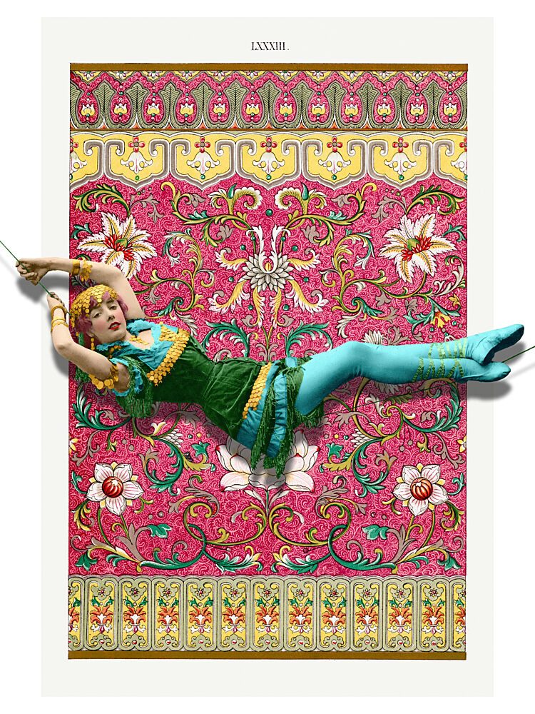 Dreamlike Floral Dancer art print by Marja van den Hurk for $57.95 CAD