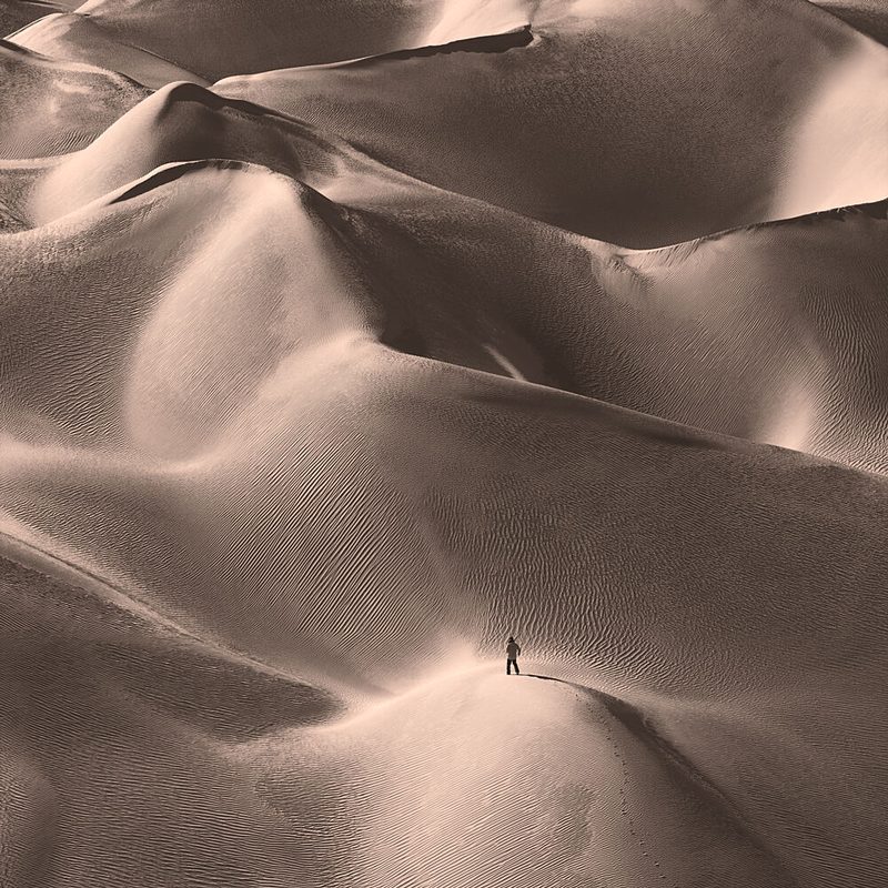 Desert Dunes Solitude art print by Bingo Z for $57.95 CAD