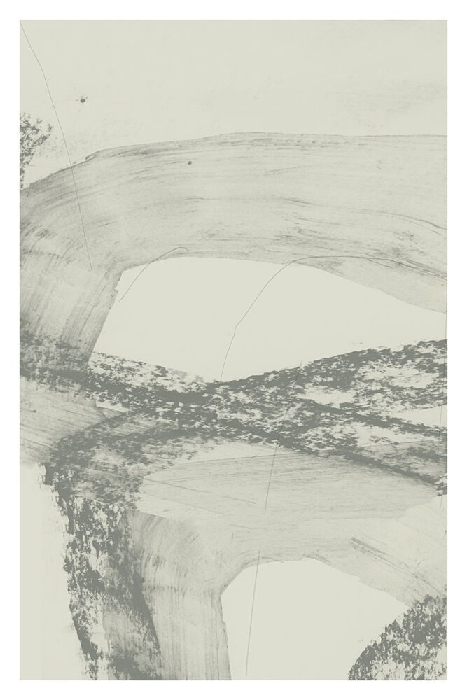 Flowing Grey Abstract art print by Cartissi for $57.95 CAD