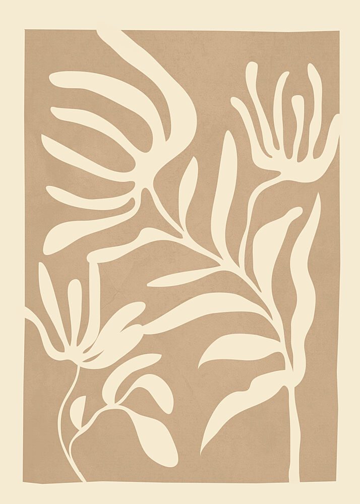 Organic Plant Shapes art print by Flow Line for $57.95 CAD