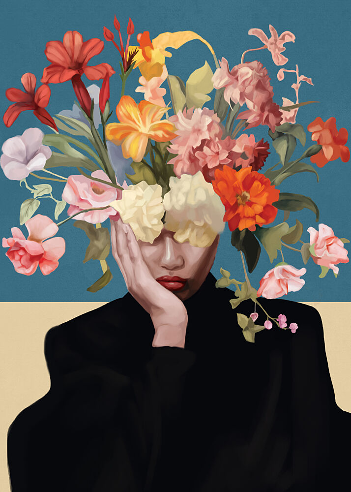 Flowering Thoughts art print by Nadjaa for $57.95 CAD