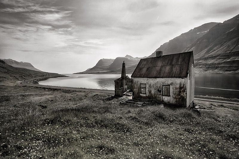Lonely Fjord Cabin art print by Thorsteinn H. Ingibergsson for $57.95 CAD