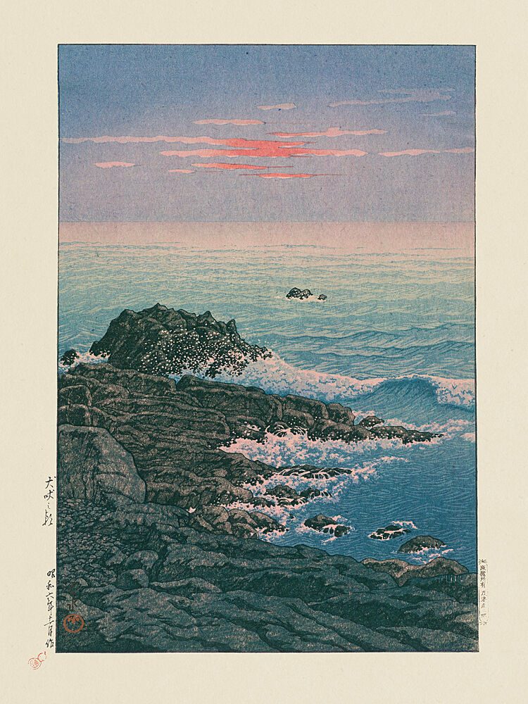 Morning at Cape Inubo art print by Kawase Hasui for $57.95 CAD