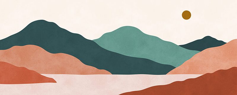 Serene Mountain Layers art print by Vitor Costa for $57.95 CAD