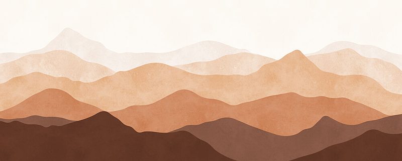 Earthy Mountain Layers art print by Vitor Costa for $57.95 CAD