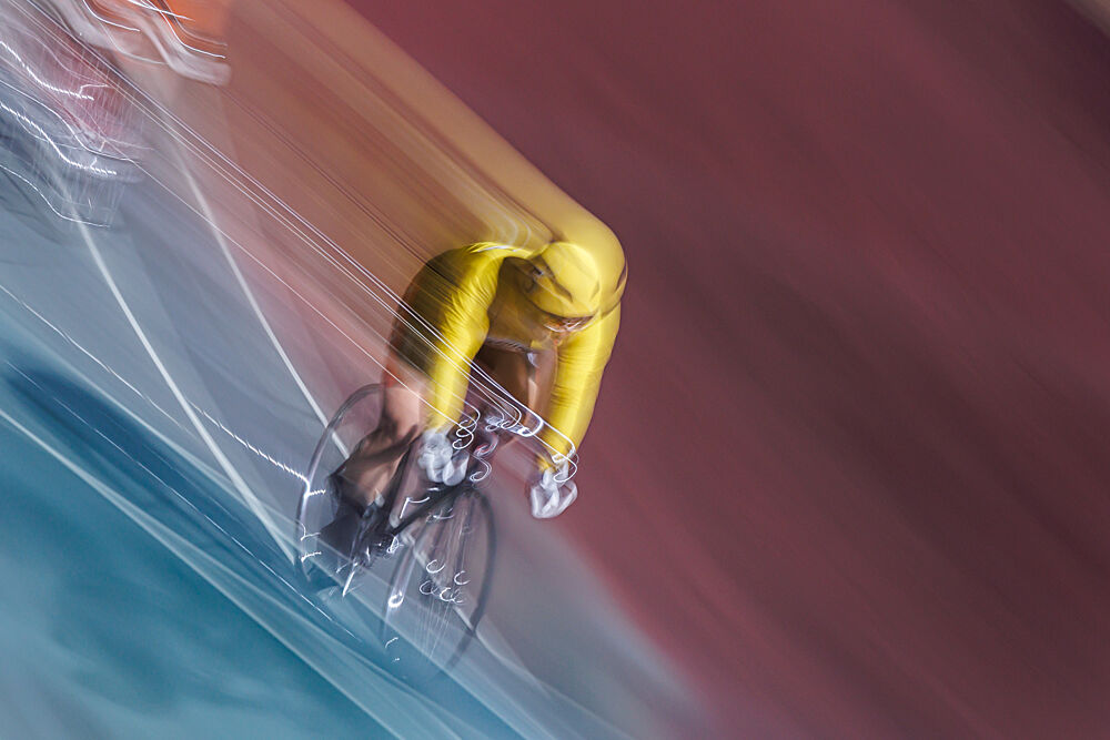 Blurred Race Cyclist art print by Unknown for $57.95 CAD