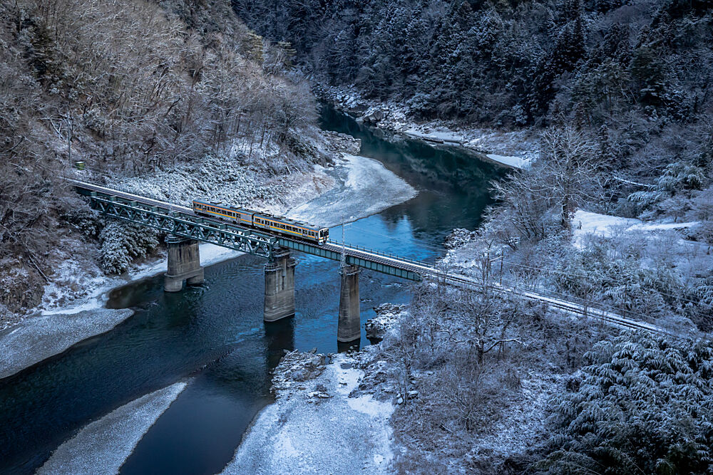 Snowy River Train art print by Izumi for $57.95 CAD