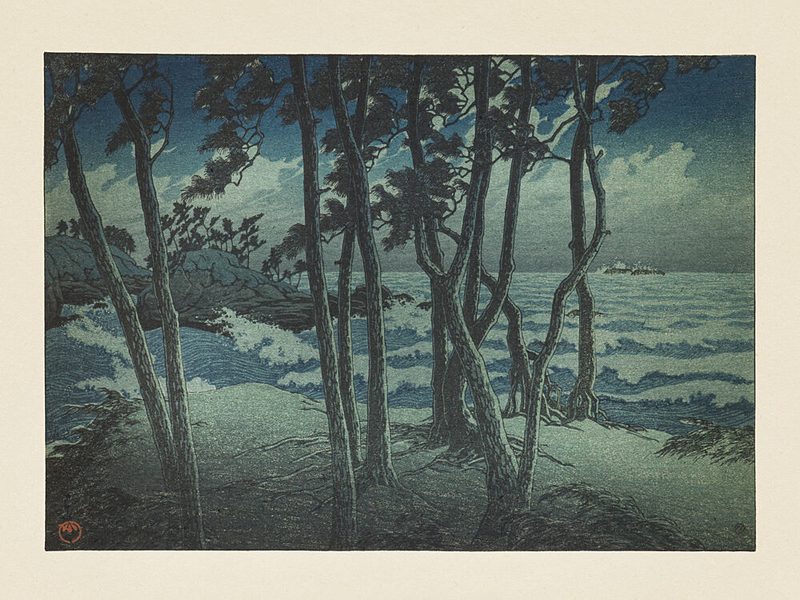 Hinomisaki, Izumo, from the Series Souvenirs of Travels, Third Series art print by Kawase Hasui for $57.95 CAD