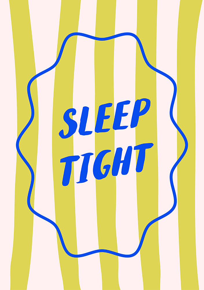 Sleep Tight Bedtime Message art print by Sudevi Sen for $57.95 CAD