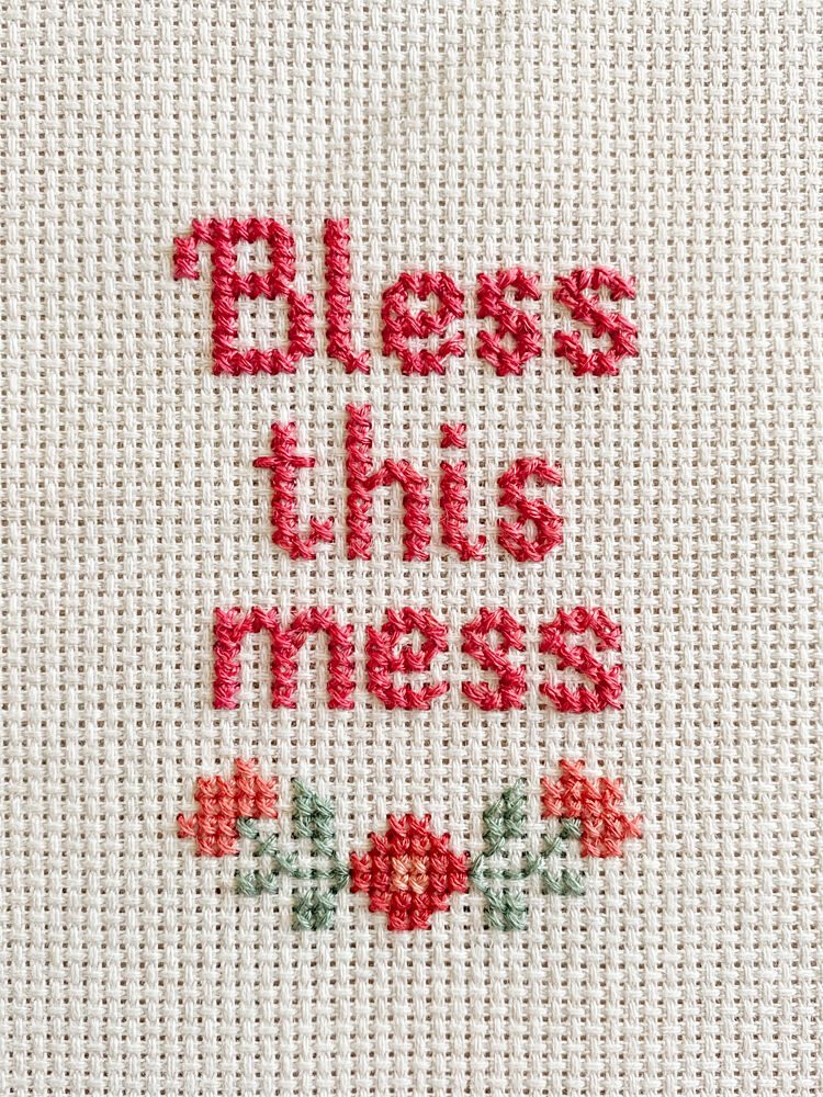 Bless This Mess Stitch art print by Andreas Magnusson for $57.95 CAD