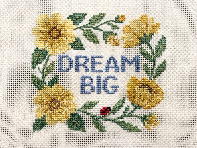 Dream Big Floral Wreath art print by Andreas Magnusson for $57.95 CAD