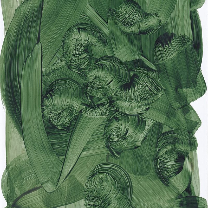 Lush Green Swirls art print by Maira Ribena for $57.95 CAD