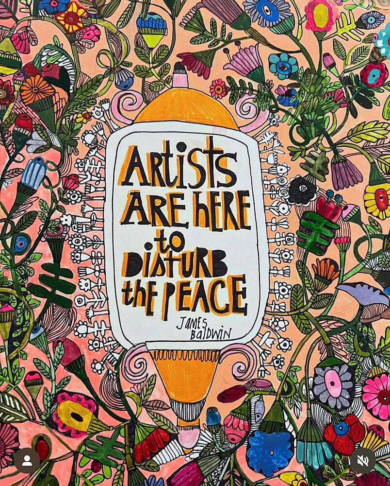 Disturb the Peace art print by Sharon Nullmeyer for $57.95 CAD
