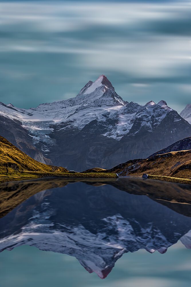 Mountain Lake Reflection art print by Edcool for $57.95 CAD