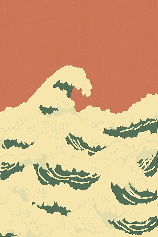 The Wave art print by Treechild for $57.95 CAD