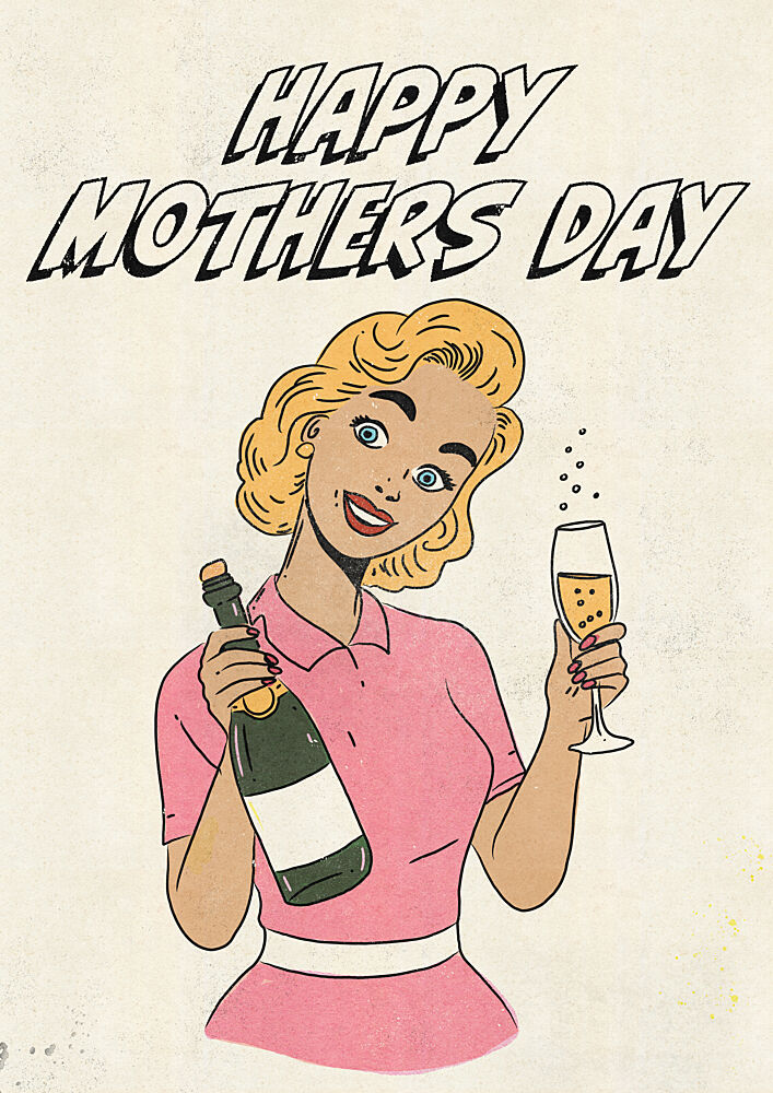 Happy Mothers Day Cheers art print by Nicholas for $57.95 CAD