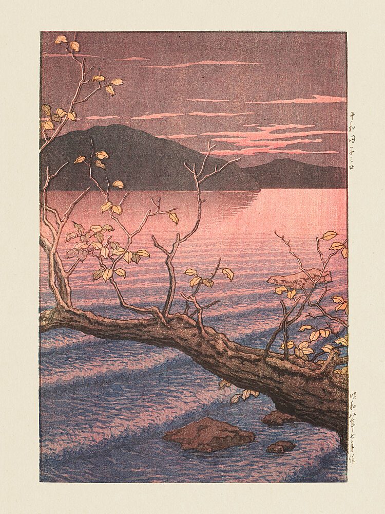Towadako Noguchi Towada Lake Aomori 1932 art print by Kawase Hasui for $57.95 CAD