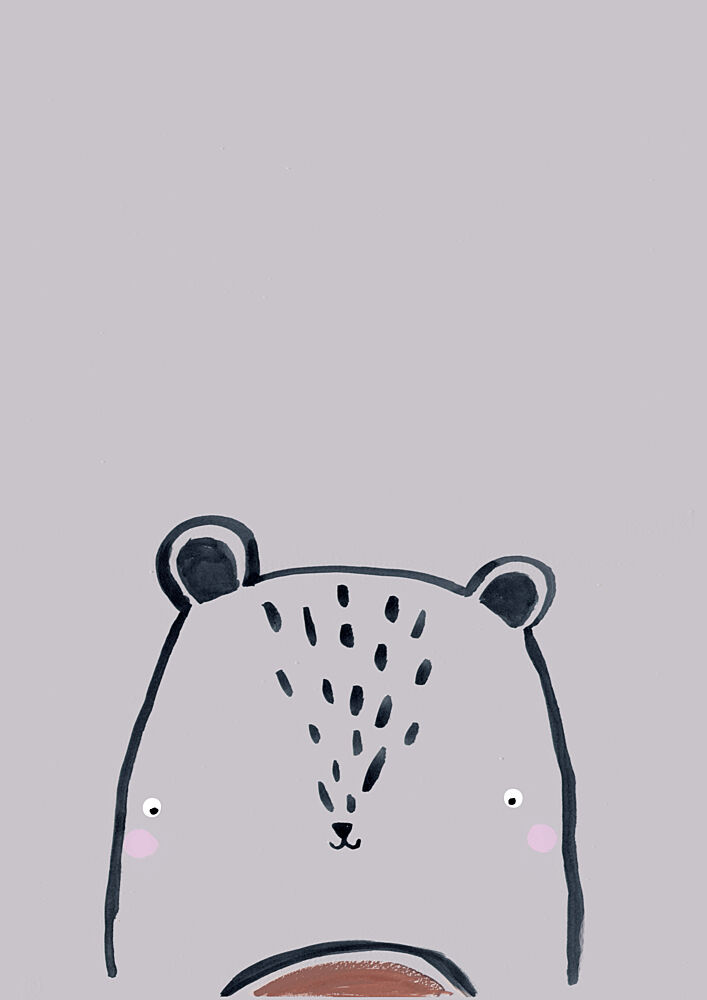 Cute Little Bear art print by Laura Pantony for $57.95 CAD