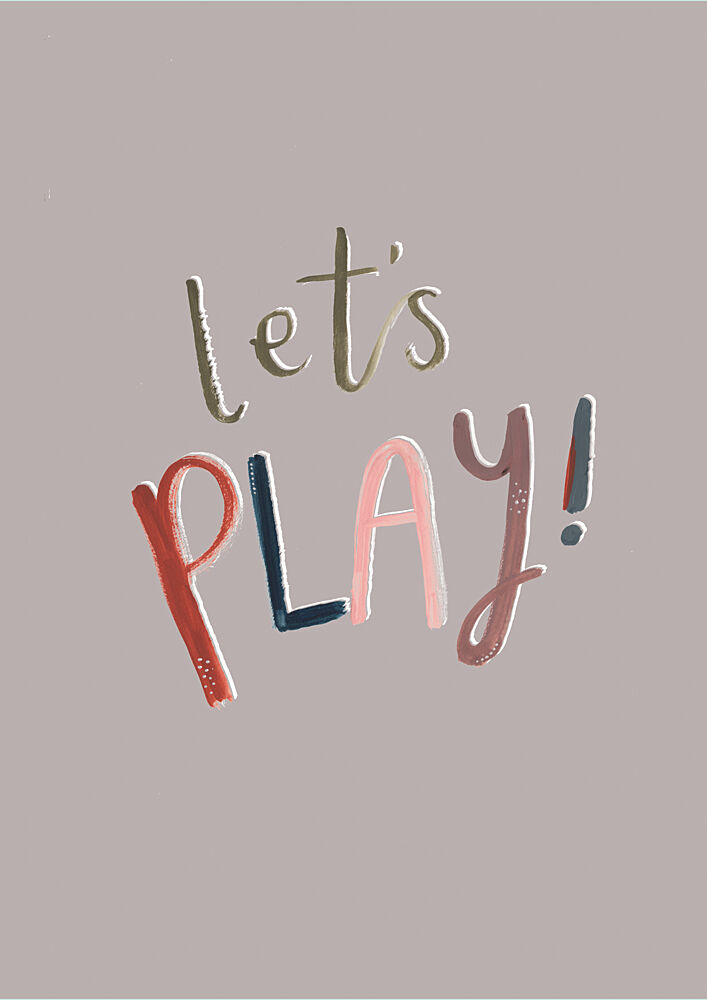 Playful Lets Play art print by Laura Pantony for $57.95 CAD