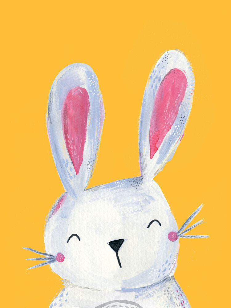 Happy Little Bunny art print by Laura Pantony for $57.95 CAD