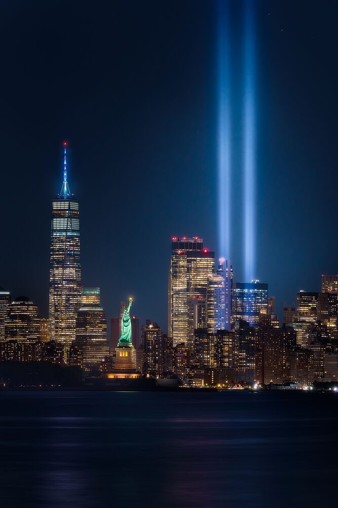 Tribute Lights New York art print by Javier de la Torre for $57.95 CAD