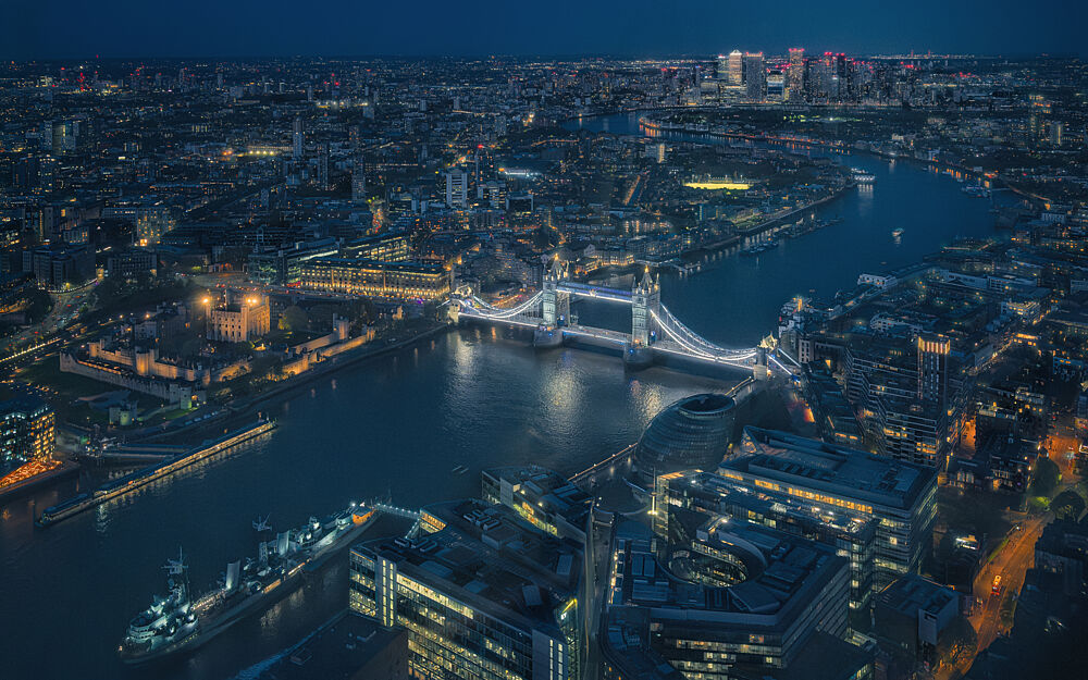 Tower Bridge Night art print by Enrique Rodriguez de Mingo for $57.95 CAD