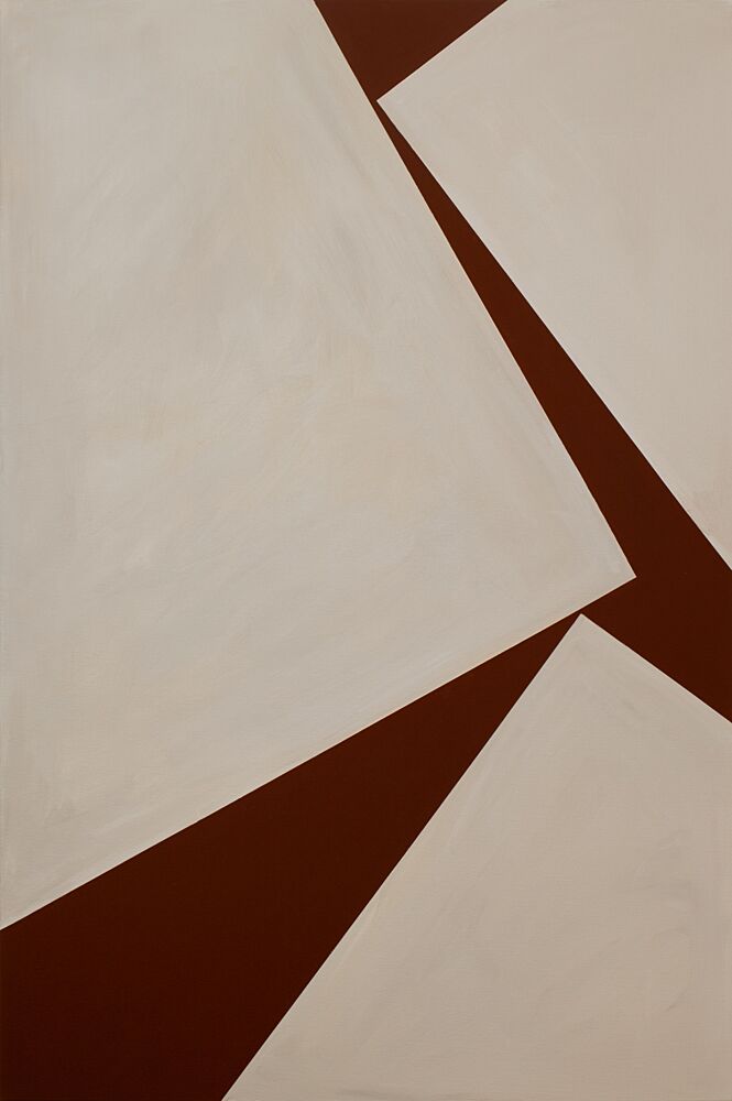 Warm Geometric Shapes art print by Livia Frigo for $57.95 CAD