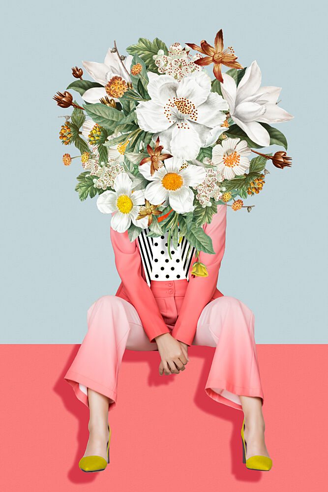 Blooming Fashion Statement art print by Marja van den Hurk for $57.95 CAD