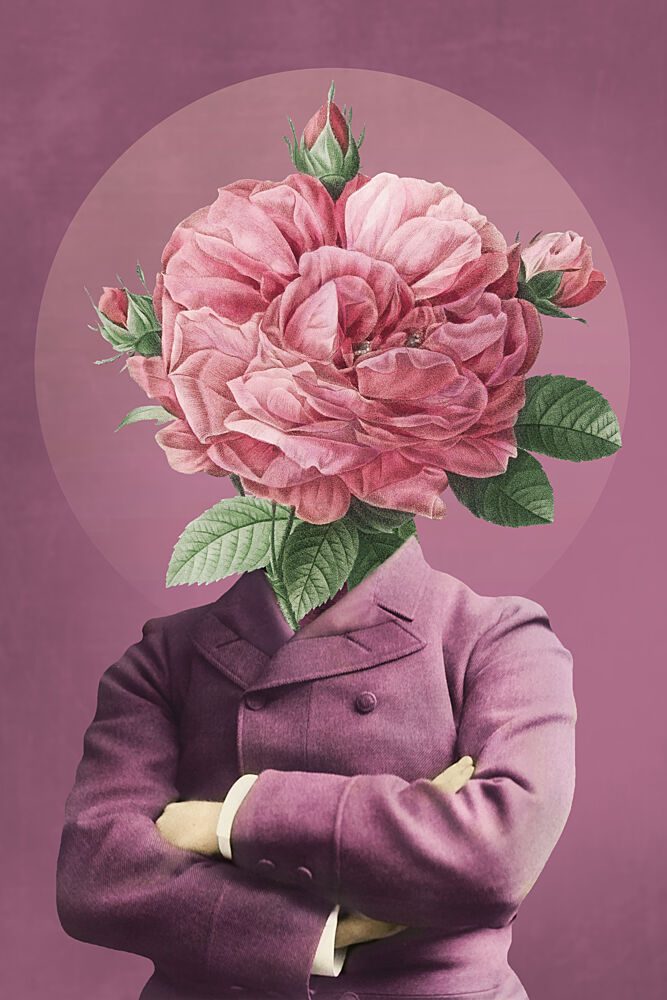 Elegant Rose Gentleman art print by Marja van den Hurk for $57.95 CAD