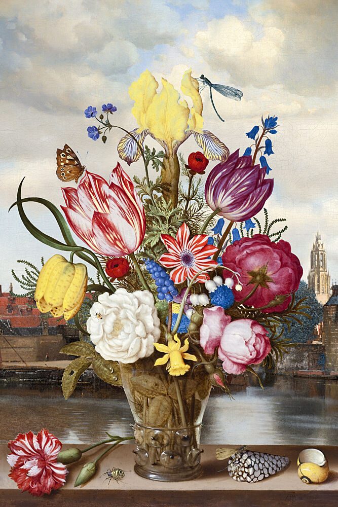 Dutch Floral Still Life art print by Marja van den Hurk for $57.95 CAD