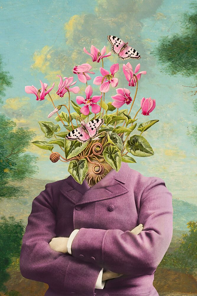Surreal Gentleman Cyclamen art print by Marja van den Hurk for $57.95 CAD
