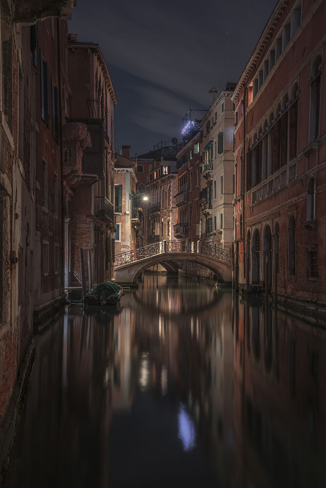Venetian Night Reflections art print by Stefano Caccia for $57.95 CAD