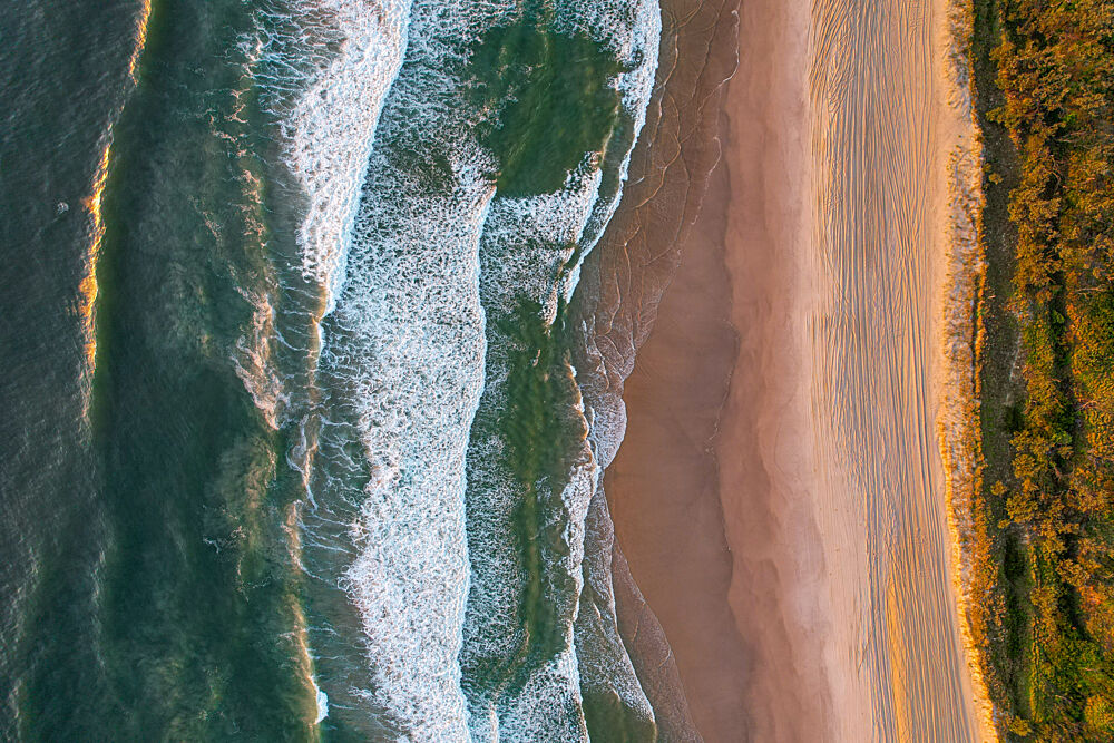 Golden Hour Beach Waves art print by Martin Blahak for $57.95 CAD