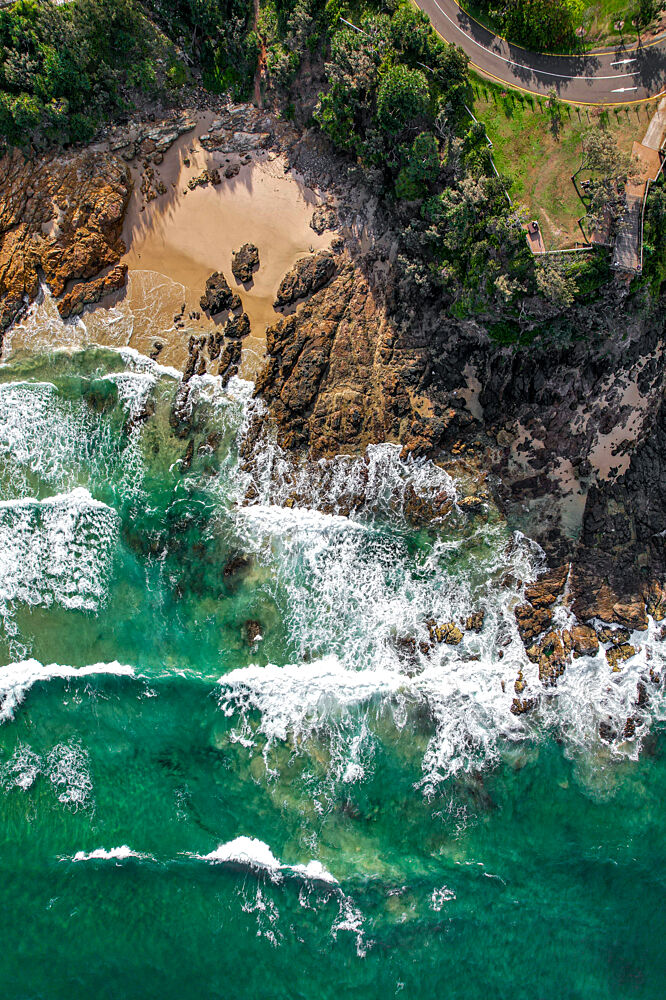 Ocean Waves Shoreline art print by Martin Blahak for $57.95 CAD